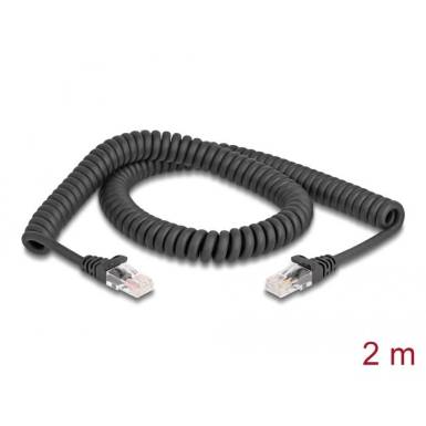 DeLock CAT5e U-UTP Patch cable 2m Black 87993 DeLock CAT5e U-UTP Patch cable 2m Black 87993