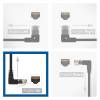 ACT CAT6A U-UTP Patch Cable 0,15m Black DC4930