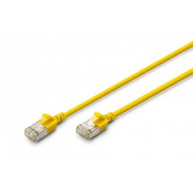 Digitus CAT6A F-FTP Patch Cable 0,5m Yellow DK-1632-A-005S-Y Digitus CAT6A F-FTP Patch Cable 0,5m Yellow DK-1632-A-005S-Y