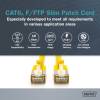 Digitus CAT6A F-FTP Patch Cable 1,5m Yellow DK-1632-A-015S-Y