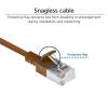 ACT CAT6A U-UTP Patch Cable 0,15m Brown DC7230