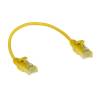 ACT CAT6 U-UTP Patch Cable 0,15m Yellow DC9830
