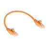 ACT CAT6 U-UTP Patch Cable 0,15m Orange DC9130