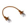 ACT CAT6A U-UTP Patch Cable 0,25m Brown DC7252