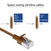 ACT CAT6A U-UTP Patch Cable 0,25m Brown DC7252