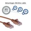 ACT CAT6 U-UTP Patch Cable 0,5m Brown DC9200