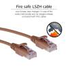 ACT CAT6 U-UTP Patch Cable 0,5m Brown DC9200