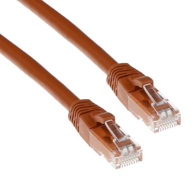 ACT CAT6A U-UTP Patch Cable 15m Brown IB2215 ACT CAT6A U-UTP Patch Cable 15m Brown IB2215