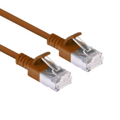 ACT CAT6A U-FTP Patch Cable 5m Brown DC7205