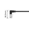 ACT CAT6A U-FTP Patch Cable 3m Black DA5903