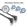 ACT CAT6A U-FTP Patch Cable 3m Black DA5903