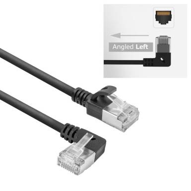 ACT CAT6A U-FTP Patch Cable 3m Black DA1903