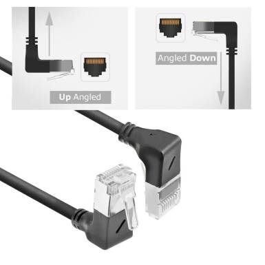 ACT CAT6A U-FTP Patch Cable 5m Black DA7905 ACT CAT6A U-FTP Patch Cable 5m Black DA7905