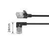 ACT CAT6A U-FTP Patch Cable 5m Black DA2905