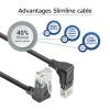ACT CAT6A U-UTP Patch Cable 0,25m Black DD7952