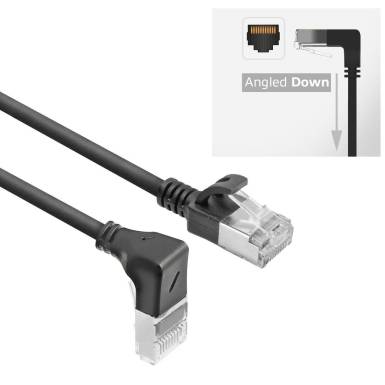 ACT CAT6A U-FTP Patch Cable 0,5m Black DA3900 ACT CAT6A U-FTP Patch Cable 0,5m Black DA3900