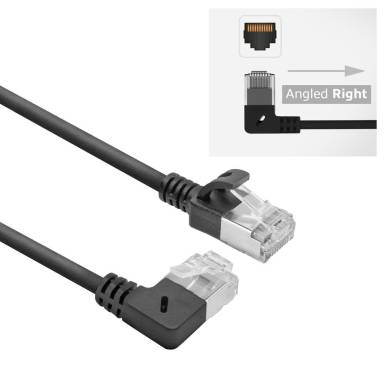 ACT CAT6A U-FTP Patch Cable 0,5m Black DA2900 ACT CAT6A U-FTP Patch Cable 0,5m Black DA2900