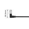 ACT CAT6A U-FTP Patch Cable 1,5m Black DA6951