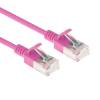 ACT CAT6A U-FTP Patch Cable 0,15m Pink DC7430