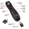 Verbatim Keynote Wireless Presenter with LCD display 32364