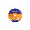 Verbatim DVD-R 4,7Gb 16x Zsugor 10db/csomag (10-es címke) 43729