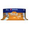 Verbatim DVD-R 4,7Gb 16x Hengeres 25db/csomag (25-&ouml;s c&iacute;mke) 43538