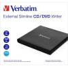 Verbatim External Slimline DVD-Writer Black BOX 53504
