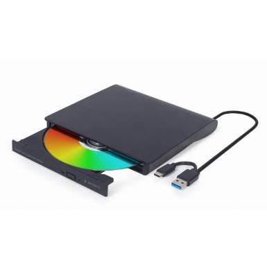 Gembird DVD-USB-031 Slim DVD-Writer Black BOX DVD-USB-031 Gembird DVD-USB-031 Slim DVD-Writer Black BOX DVD-USB-031