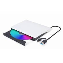 Gembird DVD-USB-031-BW Slim DVD-Writer Black/White BOX DVD-USB-031-BW