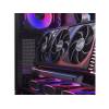 PHANTEKS Premium PCIe Gen5 függőleges GPU-tartó, DRGB, 220 mm-es PCIe 5.0 x 16 riser, fekete PH-PGPUKT5.0_DBK01