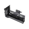 PHANTEKS Premium PCIe Gen5 függőleges GPU-tartó, DRGB, 220 mm-es PCIe 5.0 x 16 riser, fekete PH-PGPUKT5.0_DBK01