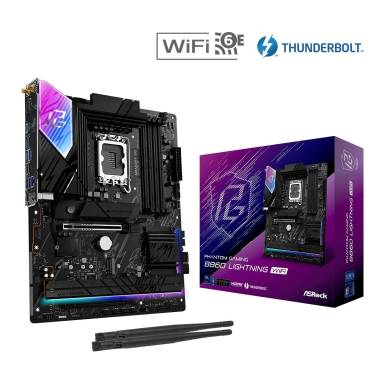 ASRock B860 LIGHTNING WIFI 90-MXBR20-A0UAYZ ASRock B860 LIGHTNING WIFI 90-MXBR20-A0UAYZ