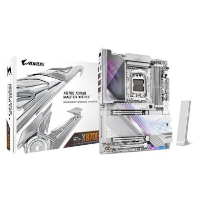 Gigabyte X870E AORUS MASTER X3D ICE X870E AORUS MASTER X3D ICE Gigabyte X870E AORUS MASTER X3D ICE X870E AORUS MASTER X3D ICE