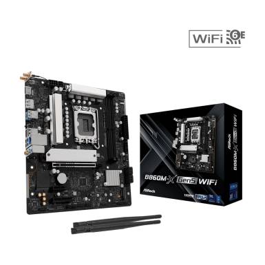 ASRock B860M-X GEN5 WIFI 90-MXBSF-A0UAYZ ASRock B860M-X GEN5 WIFI 90-MXBSF-A0UAYZ