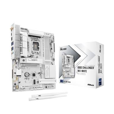 ASRock B860 CHALLENGER WIFI WHITE 90-MXBUB0-A0UAYZ ASRock B860 CHALLENGER WIFI WHITE 90-MXBUB0-A0UAYZ
