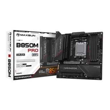 Maxsun TERMINATOR B850M PRO DARK WIFI MS-TERMINATOR B850M PRO DARK WIFI Maxsun TERMINATOR B850M PRO DARK WIFI MS-TERMINATOR B850M PRO DARK WIFI