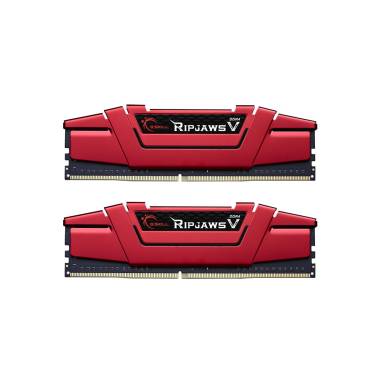 G.SKILL 16GB DDR4 2400Mhz Kit(2x8GB) Ripjaws V Red F4-2400C17D-16GVR G.SKILL 16GB DDR4 2400Mhz Kit(2x8GB) Ripjaws V Red F4-2400C17D-16GVR