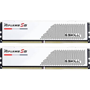 G.SKILL 96GB DDR5 5200MHz Kit(2x48GB) Ripjaws S5 White F5-5200J4040A48GX2-RS5W