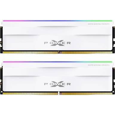 Silicon Power 64GB DDR5 6000MHz Kit(2x32GB) XPower Zenith Gaming RGB White SP064GXLWU60AFDH