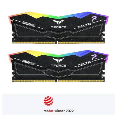 TeamGroup 32GB DDR5 6000MHz Kit(2x16GB) Delta RGB Black FF3D532G6000HC30DC01 TeamGroup 32GB DDR5 6000MHz Kit(2x16GB) Delta RGB Black FF3D532G6000HC30DC01