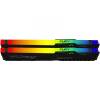Kingston 128GB DDR5 5600MHz Kit(2x64GB) Fury Beast RGB Black KF556C40BBAK2-128