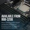 PNY 8GB DDR4 3200MHz Performance Black MD8GSD43200-TB