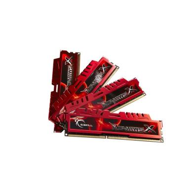 G.SKILL 16GB DDR3 1600MHz Kit(4x4GB) RipjawsX Red F3-12800CL9Q-16GBXL G.SKILL 16GB DDR3 1600MHz Kit(4x4GB) RipjawsX Red F3-12800CL9Q-16GBXL