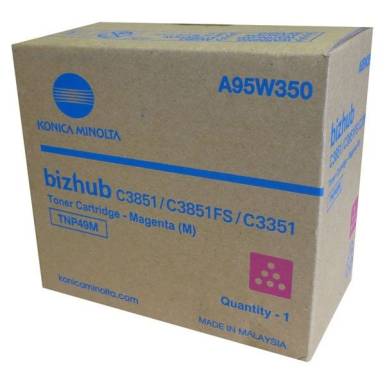 Konica Minolta TNP49M Magenta toner A95W350 Konica Minolta TNP49M Magenta toner A95W350