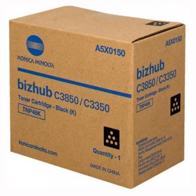 Konica Minolta TNP48K Black toner A5X0150 Konica Minolta TNP48K Black toner A5X0150