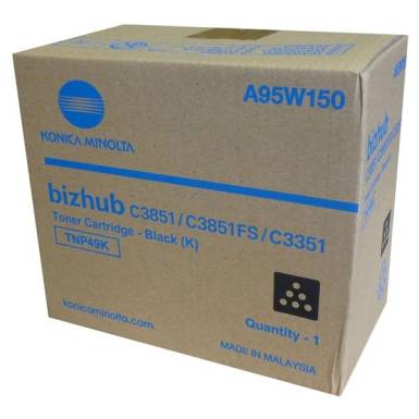 Konica Minolta TNP49K Black toner A95W150 Konica Minolta TNP49K Black toner A95W150