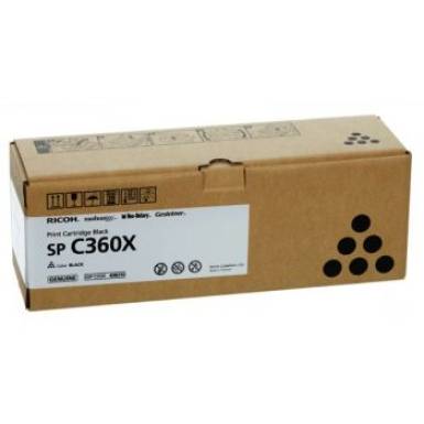 Ricoh SPC360X Black toner 408250 Ricoh SPC360X Black toner 408250