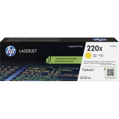 HP 220X Yellow toner W2202X HP 220X Yellow toner W2202X