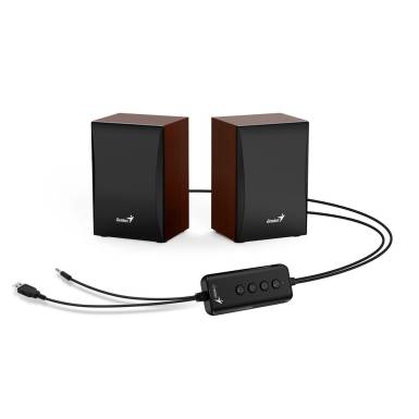 Genius SP-HF380BT 2.0 Bluetooth Speaker Wood 31730034402 Genius SP-HF380BT 2.0 Bluetooth Speaker Wood 31730034402