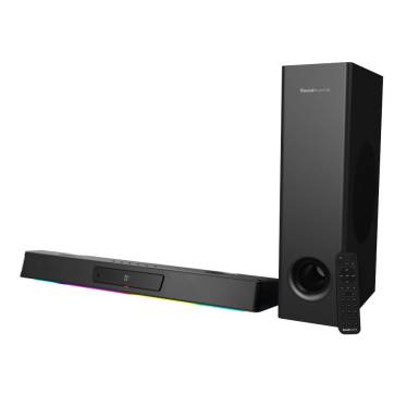 Creative Sound Blaster Katana V2X Tri-amplified Multi-channel Super X-Fi Gaming Soundbar with Compact Subwoofer Black 51MF8400AA000